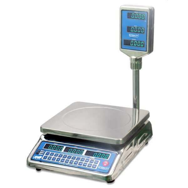 Table Top Price Computing Scale | 30kgx5g Price Computing Digital Weighing Scale | Rechargeable Battery - Image 2