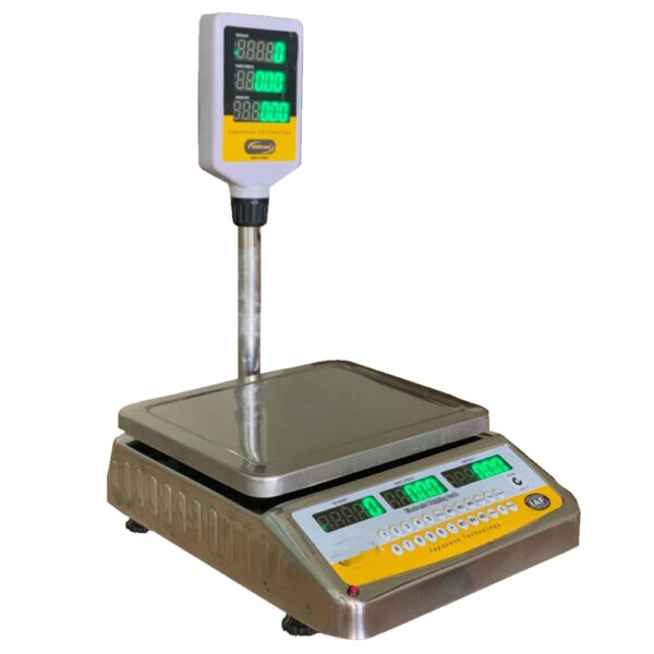 Table Top Price Computing Scale | 30kgx5g Price Computing Digital Weighing Scale | Rechargeable Battery