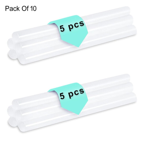 Transparent Hot Melt Glue Sticks for Glue Gun Pack Of 10