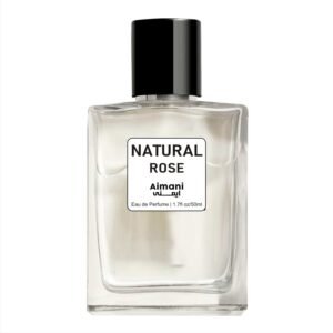 Aimani NATURAL ROSE 50ml Perfume Spray | Luxury Long-Lasting Rose Scent for Women | Soft & Refreshing Fragrance